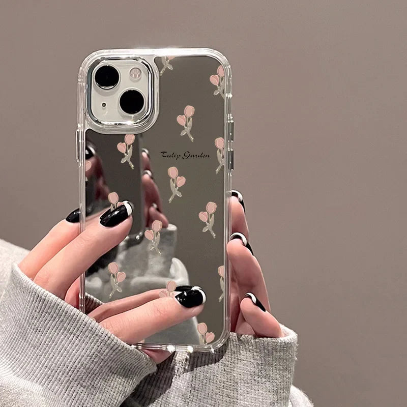 Love Heart Mirror Phone Case