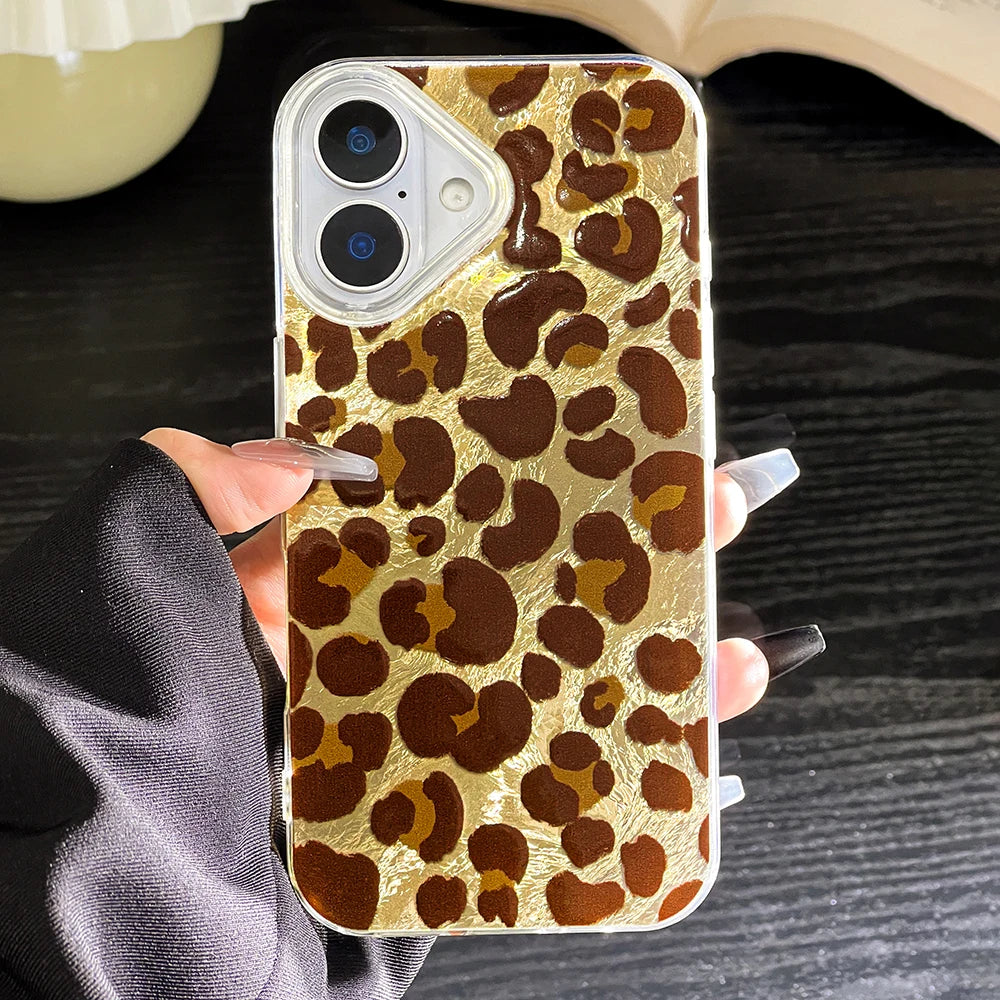 Pink Leopard Print Phone Case