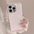 Luxury Plating Candy Cute Hello Kitty Phone Case