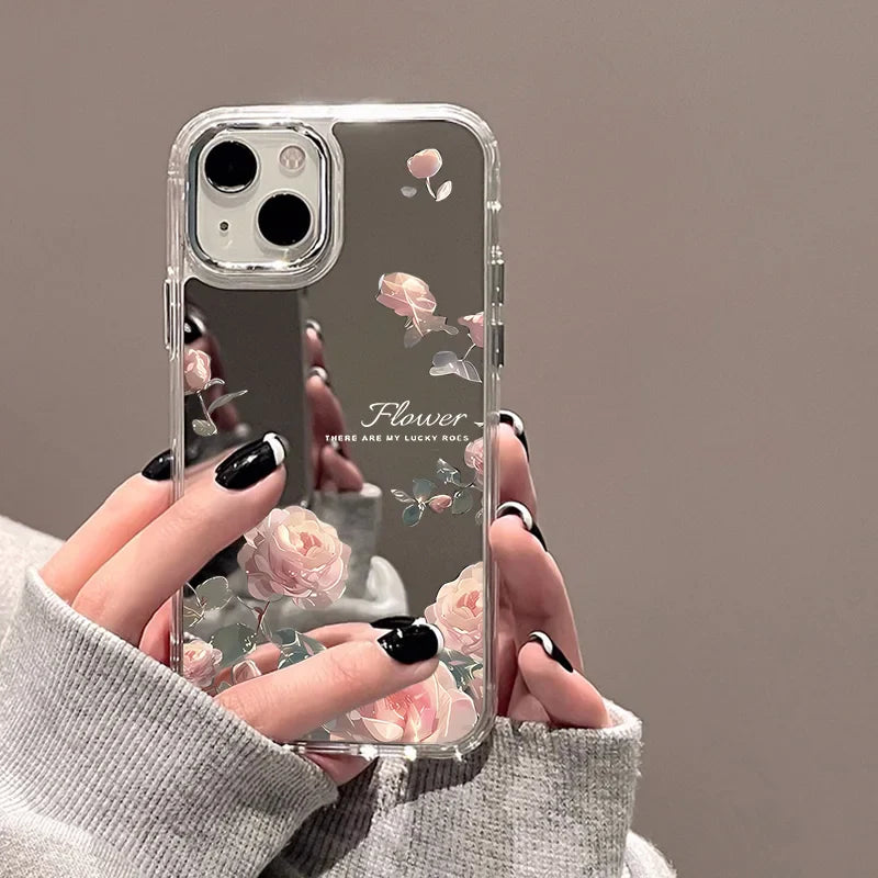 Flower Mirror Phone Case