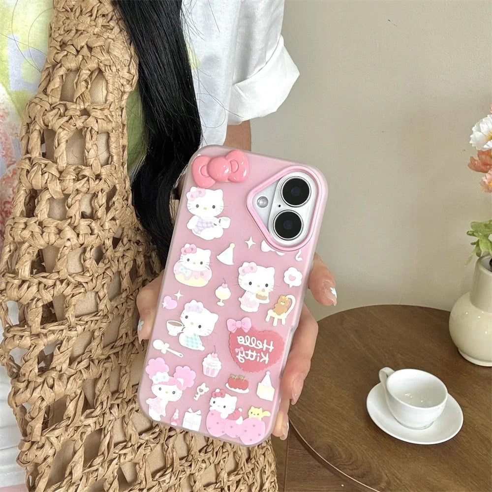 Pink Candy Cute Hello Kitty Phone Case
