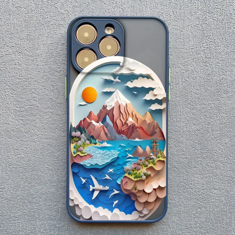 Printing Landscape Phone case For iPhone