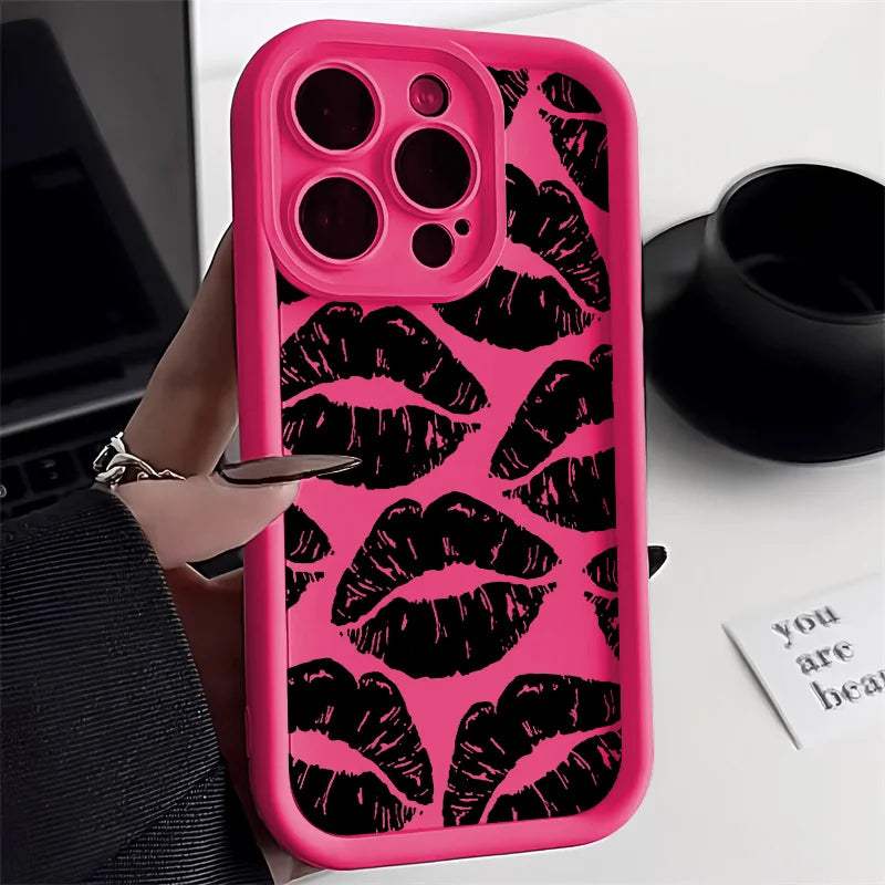 Sexy Girl Lips Silicone Phone Case