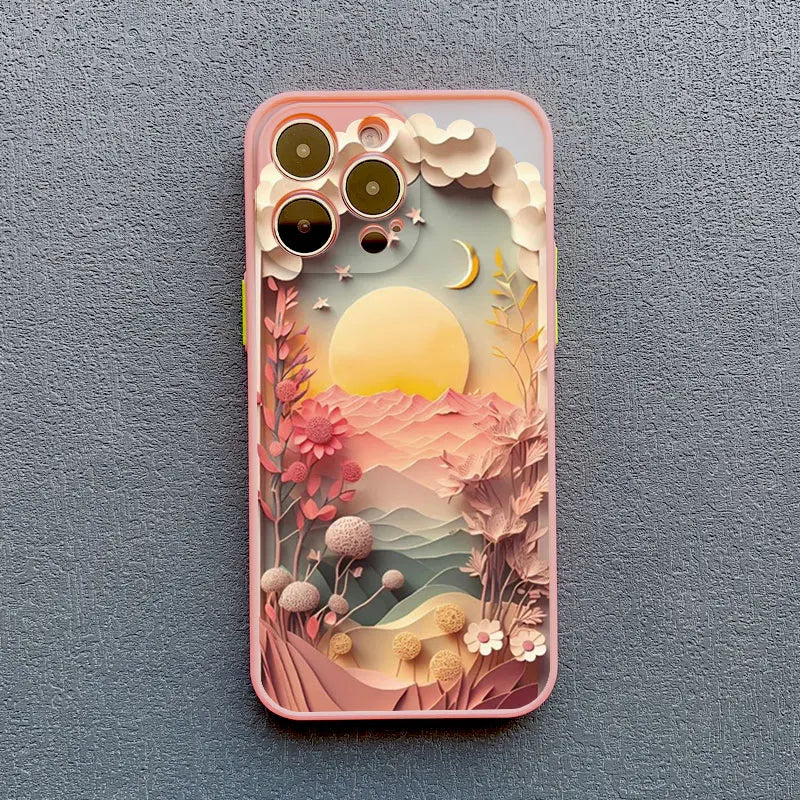 Printing Landscape Phone case For iPhone