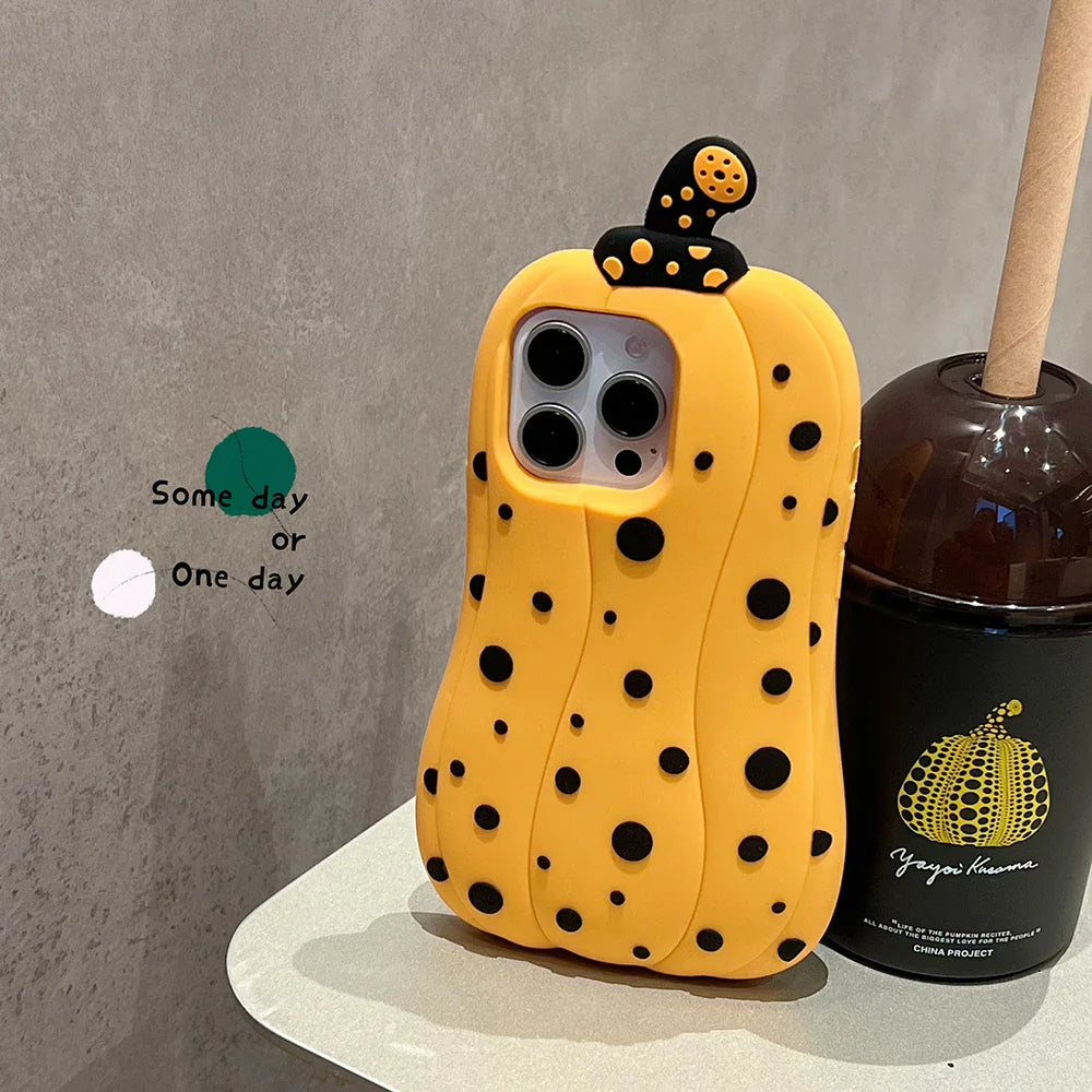 Vegetable Polka Dots Pumpkin Phone Case