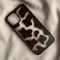 Cute Cow Print Silicone Phone Case