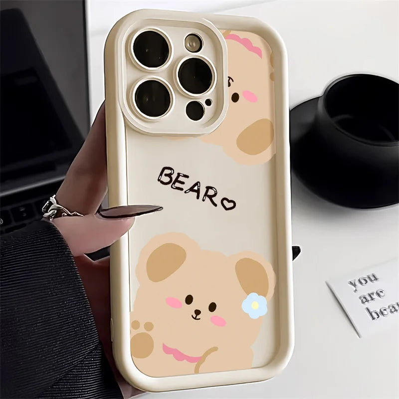Cute Cartoon Bear Phone Case