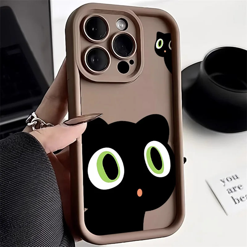 Black Cat Phone Case