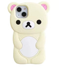 Cartoon Rilakkuma Bear Silicone Soft Cover Phone Case