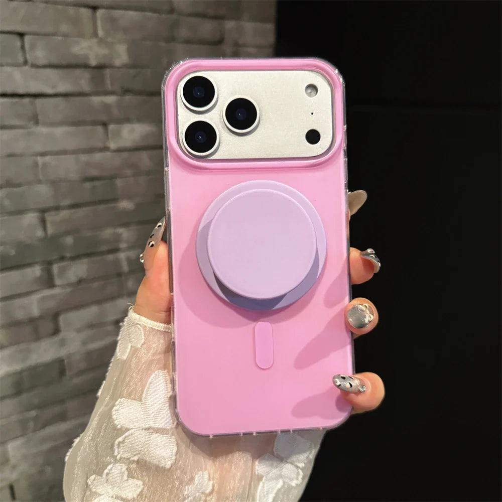 Luxury Frosted Magnetic Case For Magsafe Magnetic Phone Case For iPhone