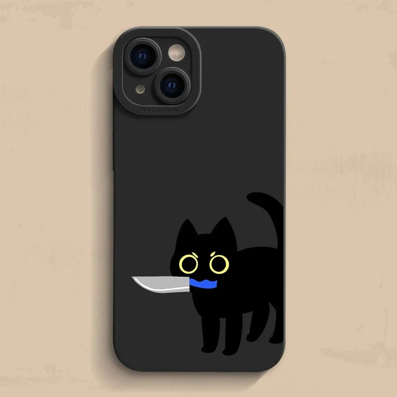 Creative Funny Cat Phone Case