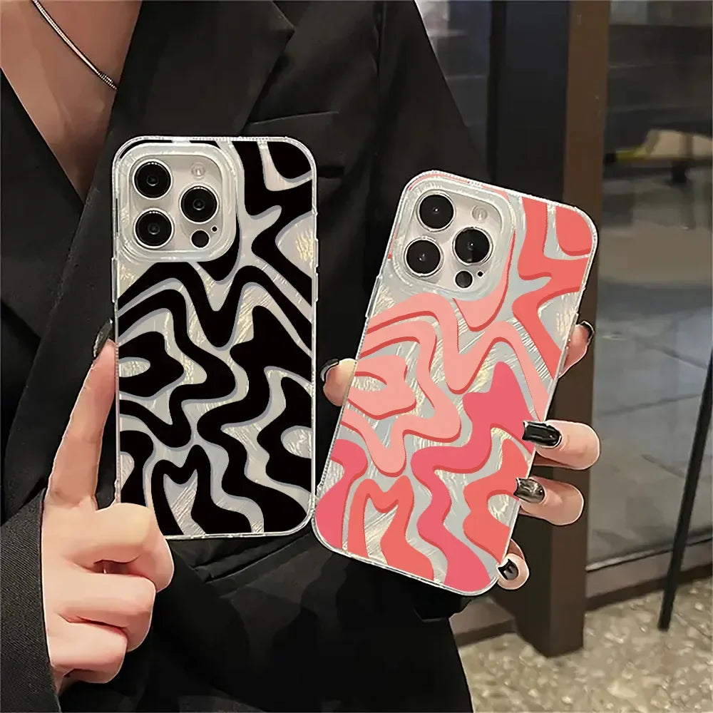 Luxury Laser Wave Pattern Phone Case