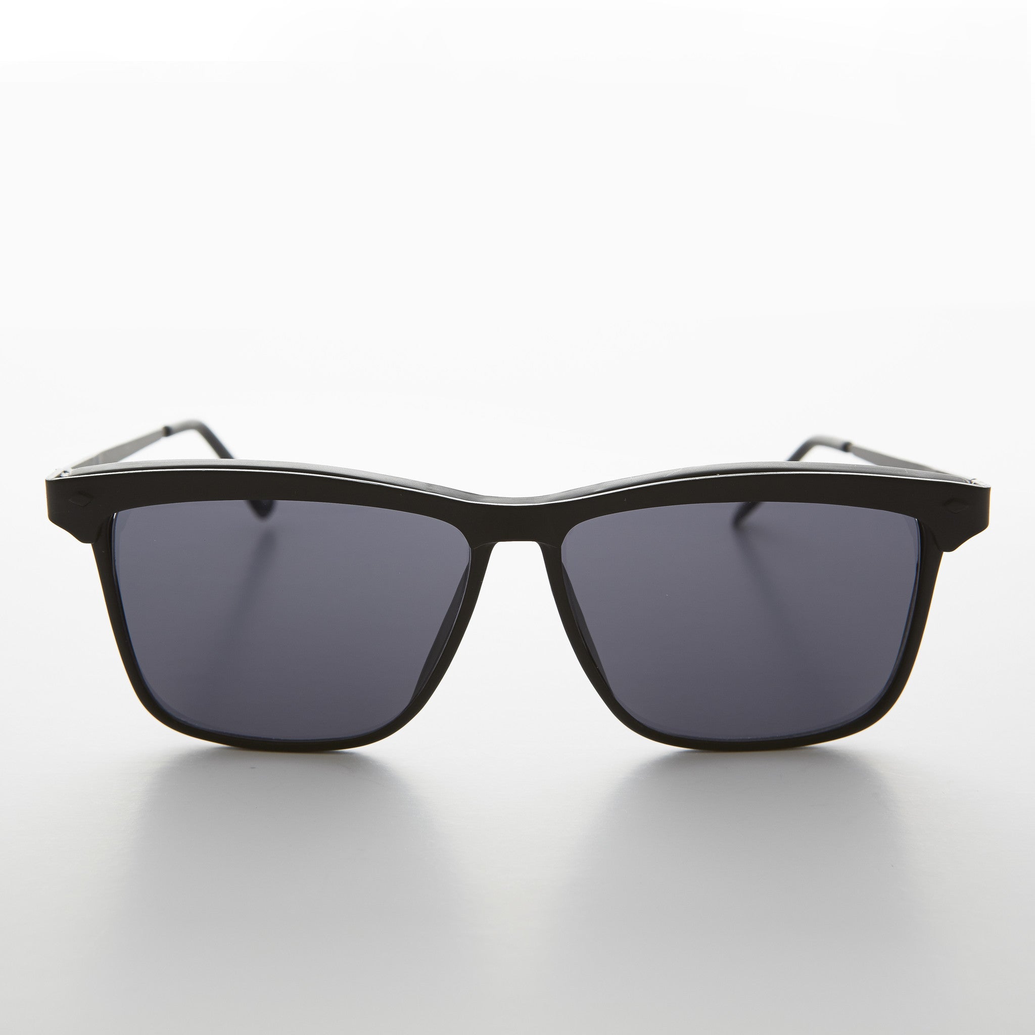 Gold Brow Line Vintage Sunglasses - Spinderella