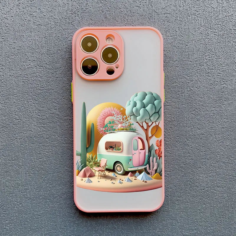 Printing Landscape Phone case For iPhone