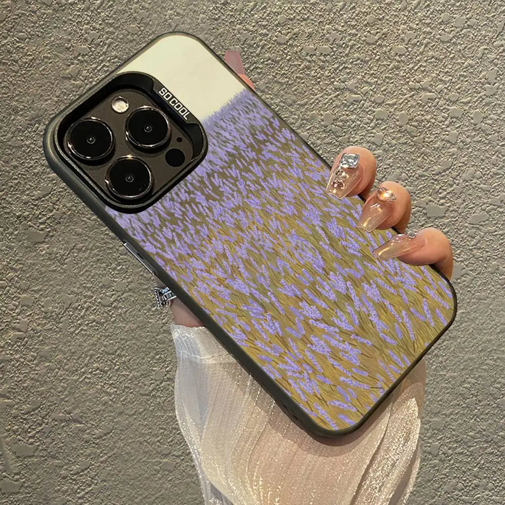 Lavender Garden Phone Case For iPhone