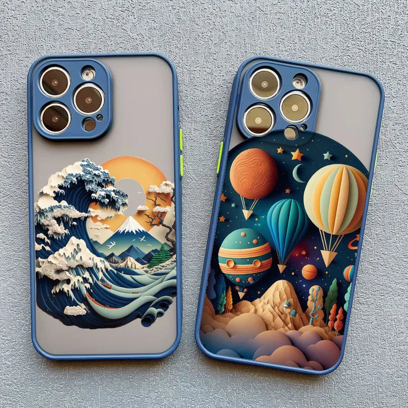 Printing Landscape Phone case For iPhone