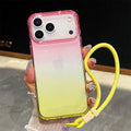 Gradient Colorful Transparent Phone Case For iPhone