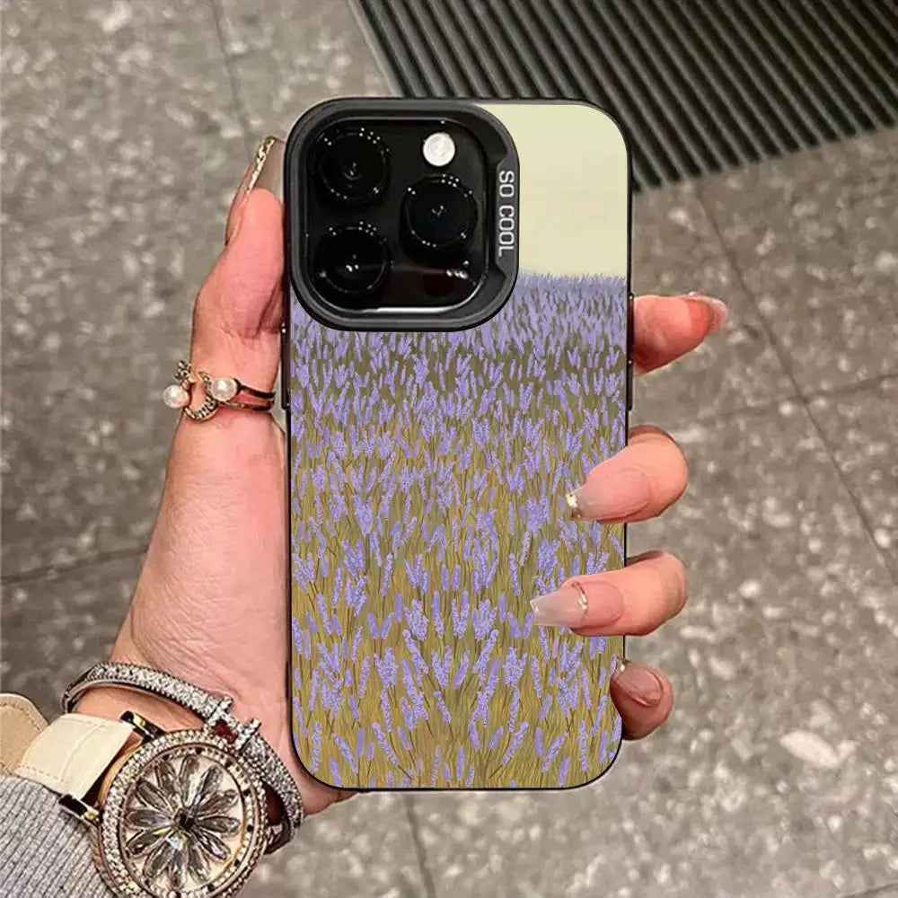 Lavender Garden Phone Case For iPhone