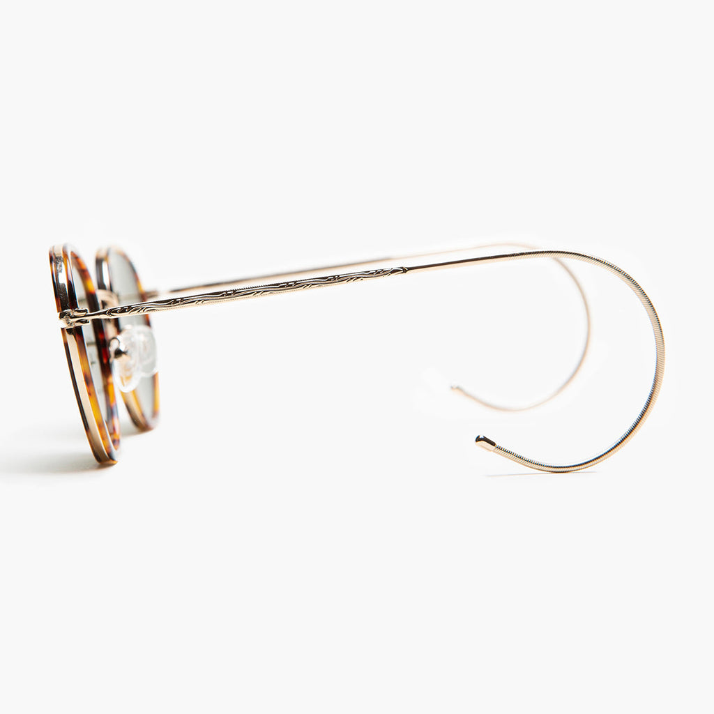 Preppy Sunglass with Cable Temples - Tyler