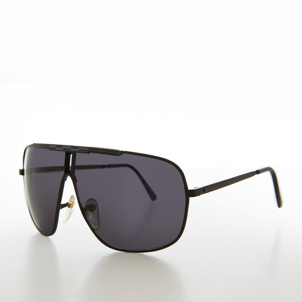 Large Square Vintage Pilot Sunglasses - Tucker