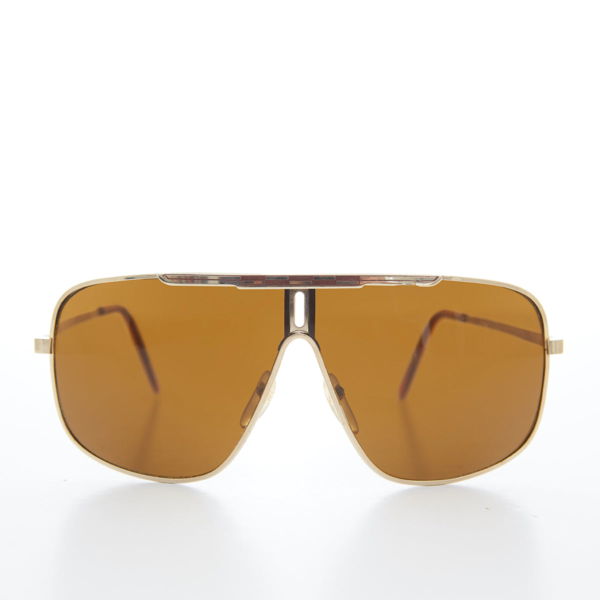 Large Square Vintage Pilot Sunglasses - Tucker