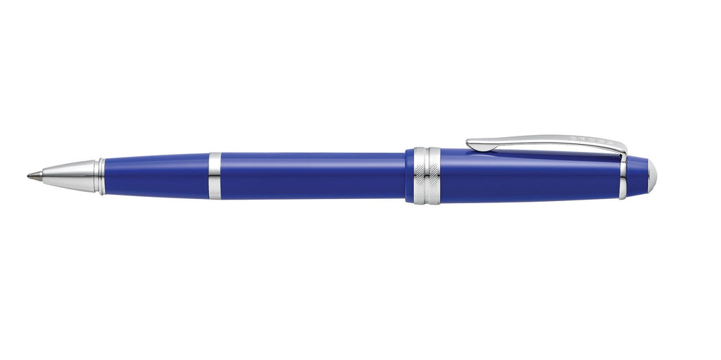 Bailey Light™ Polished Blue Resin Rollerball Pen