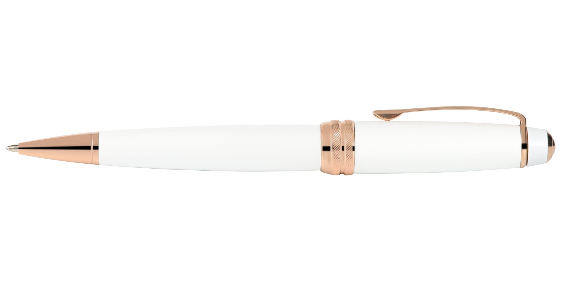 Bailey™ Pearlescent White Lacquer Ballpoint Pen