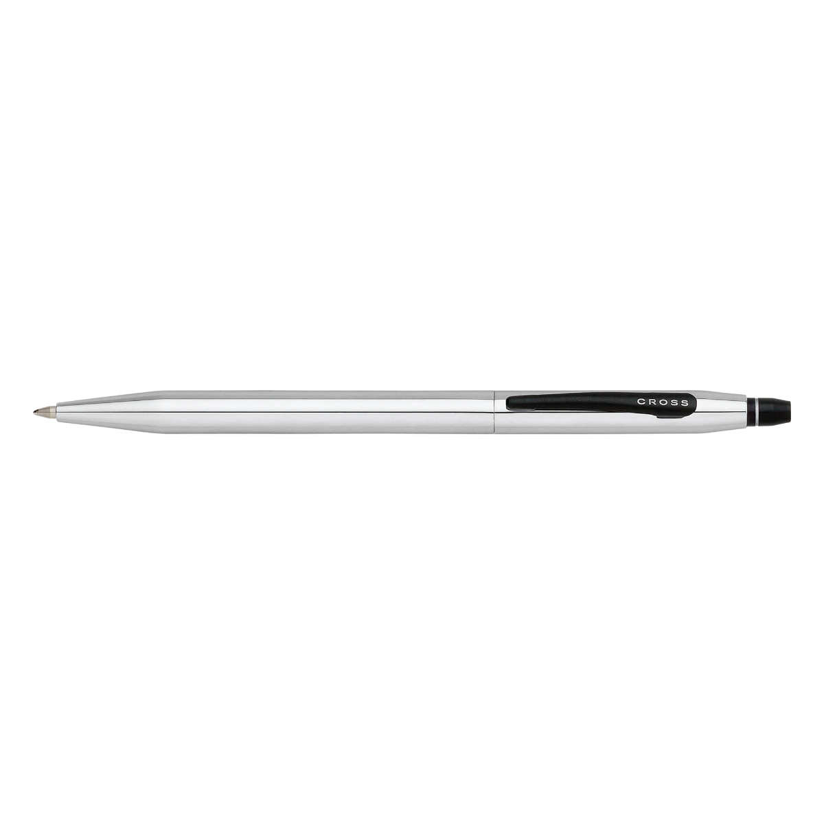 Click™ Chrome with Black Appointments Selectip® Rollerball Pen