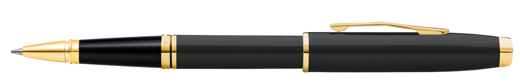 Coventry Black Lacquer with Gold-Tone Fine Nib Fountain Pen