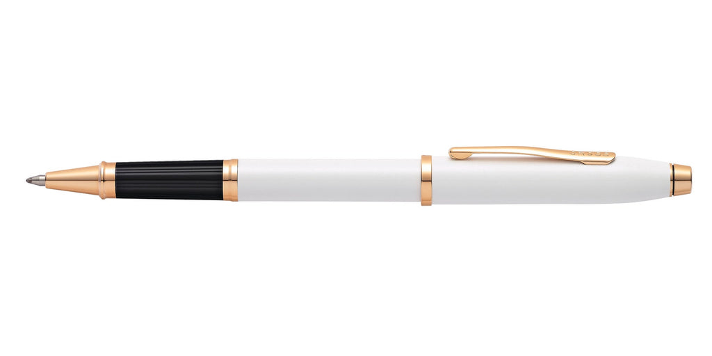Century® II Pearlescent White Lacquer Rollerball Pen