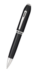 Peerless™ Obsidian Black Lacquer with Platinum Plated Appointments Ballpoint Pen
