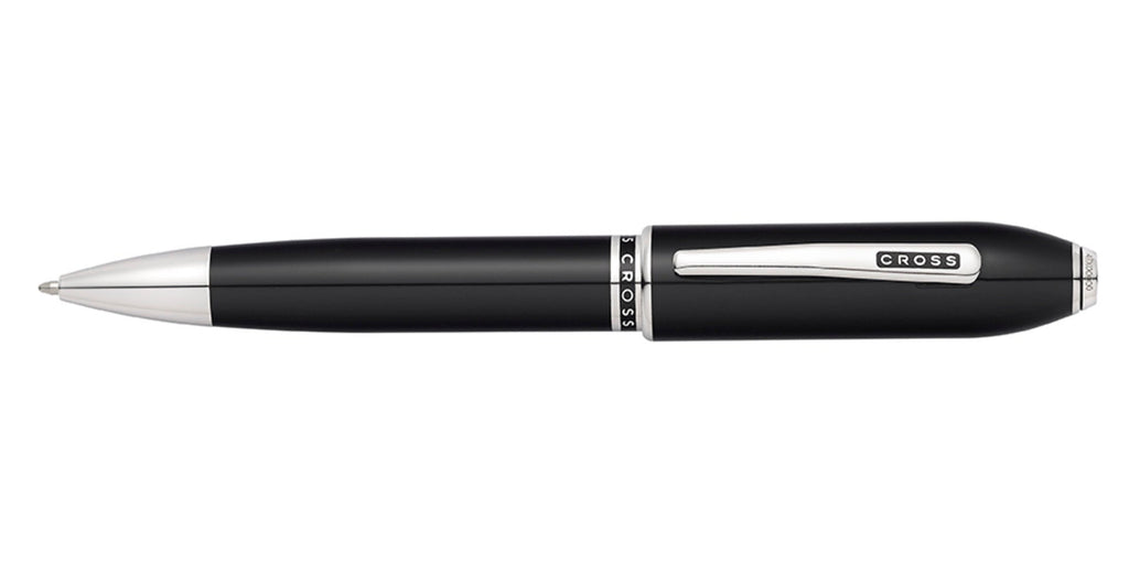 Peerless™ Obsidian Black Lacquer with Platinum Plated Appointments Ballpoint Pen