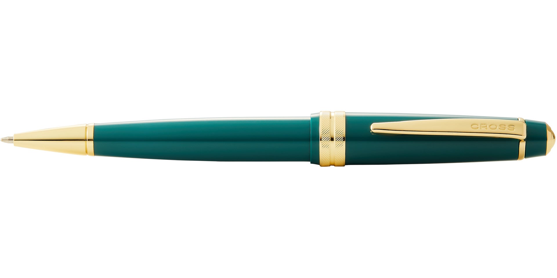 Bailey Light™ Polished Green Resin and Gold Tone Ballpoint Pen