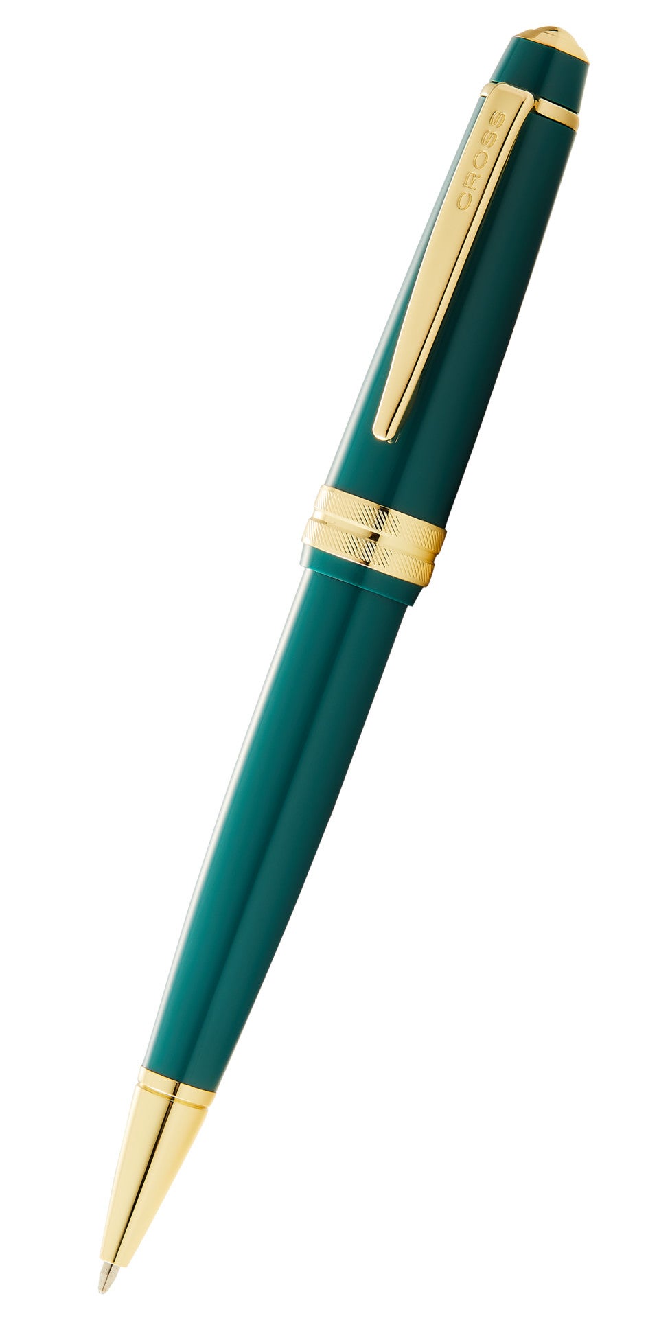 Bailey Light™ Polished Green Resin and Gold Tone Ballpoint Pen