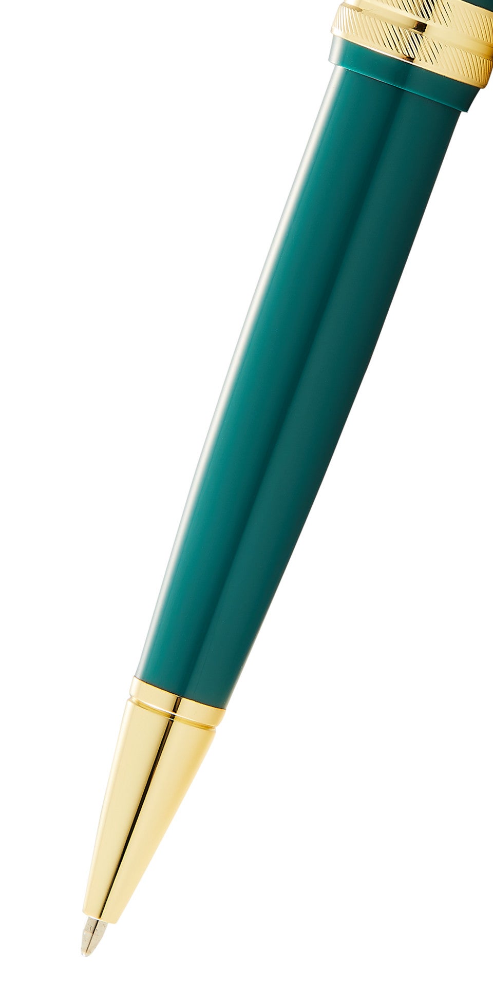 Bailey Light™ Polished Green Resin and Gold Tone Ballpoint Pen