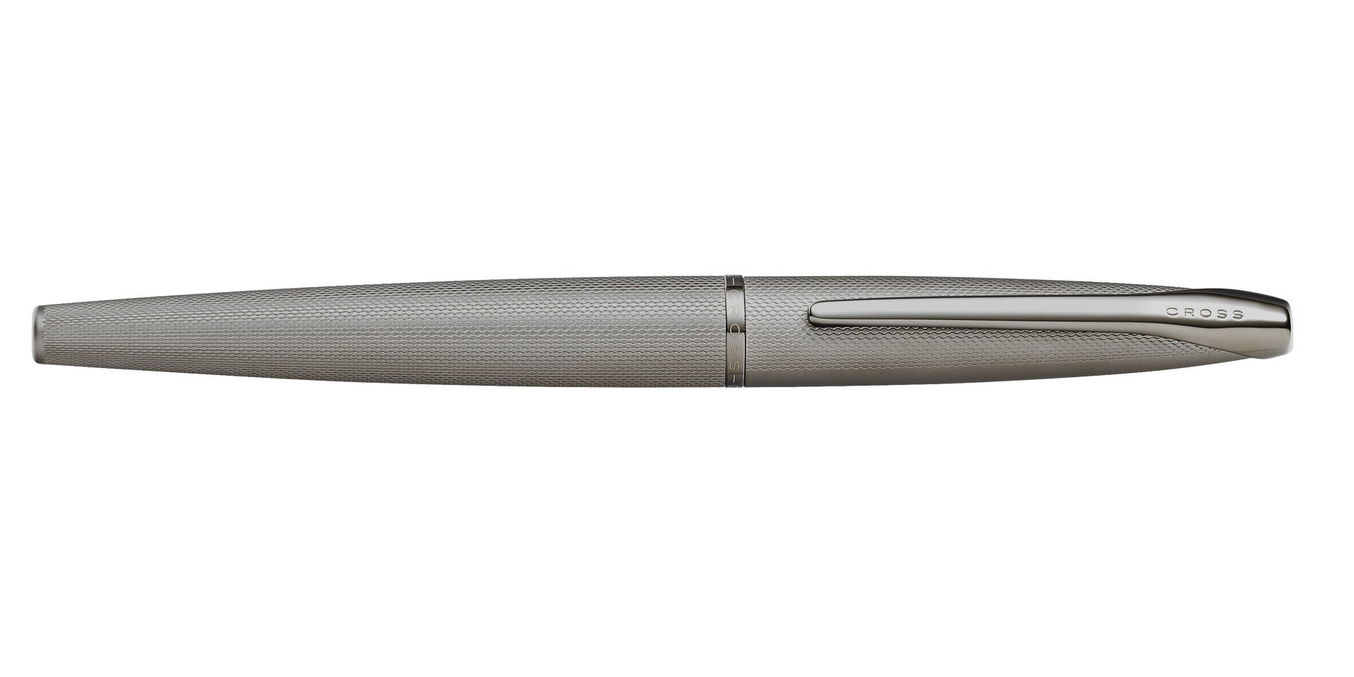 ATX® Sandblasted Titanium Gray Stainless Steel Fine Nib Fountain Pen