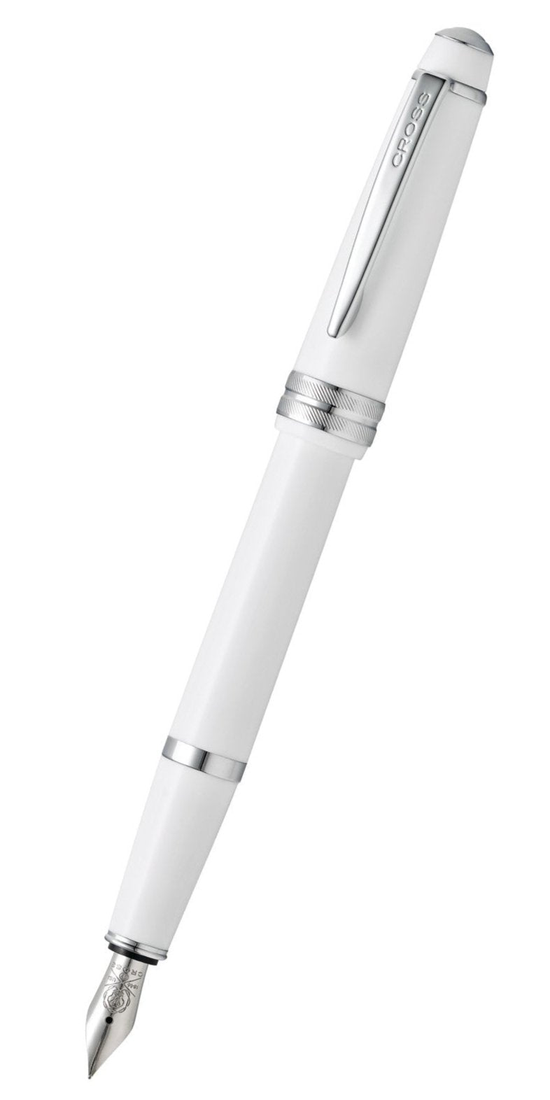 Bailey Light™ Polished White Resin Extra-Fine Nib Fountain Pen