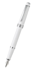 Bailey Light™ Polished White Resin Fine Nib Fountain Pen