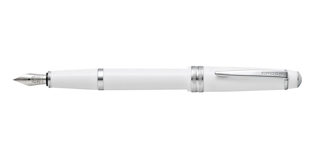 Bailey Light™ Polished White Resin Fine Nib Fountain Pen