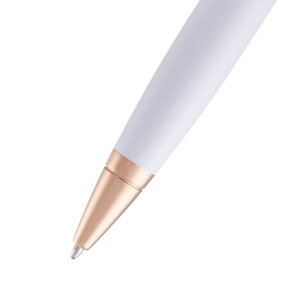 Calais™ Pearlescent White Lacquer Ballpoint Pen