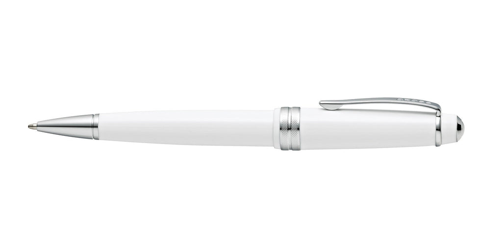 Bailey Light™ Polished White Resin Ballpoint Pen