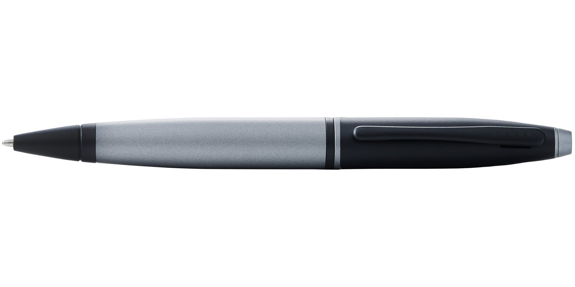 Calais™ Matte Gray and Black Lacquer Ballpoint Pen