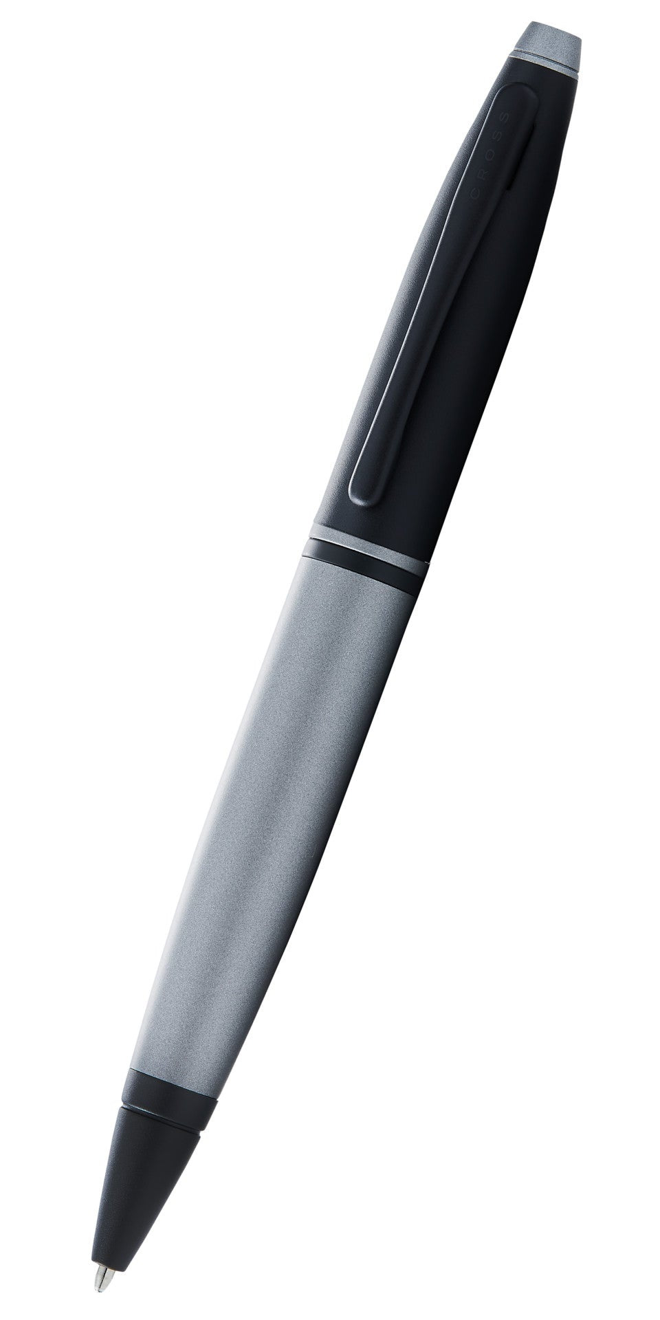 Calais™ Matte Gray and Black Lacquer Ballpoint Pen