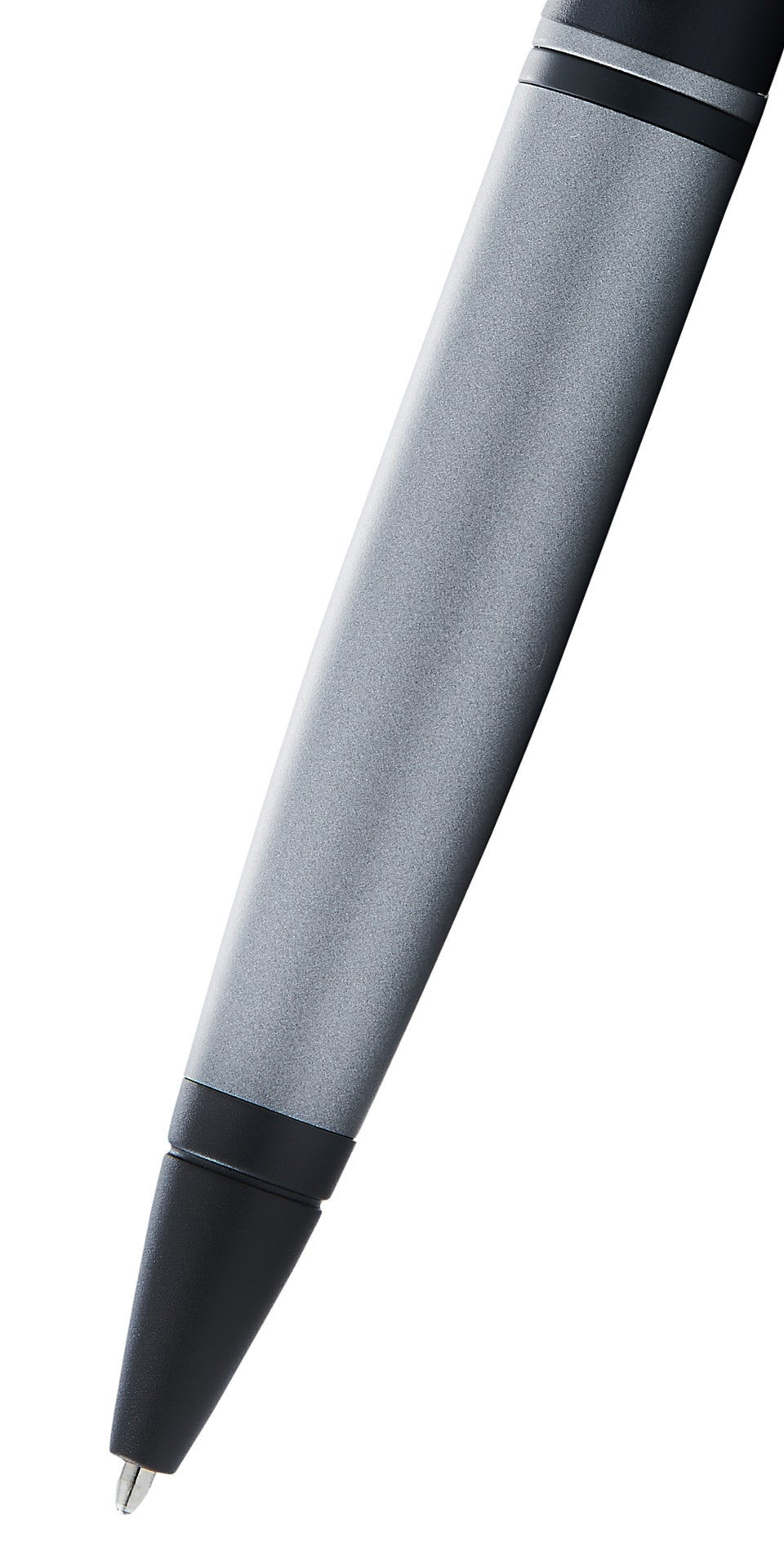 Calais™ Matte Gray and Black Lacquer Ballpoint Pen