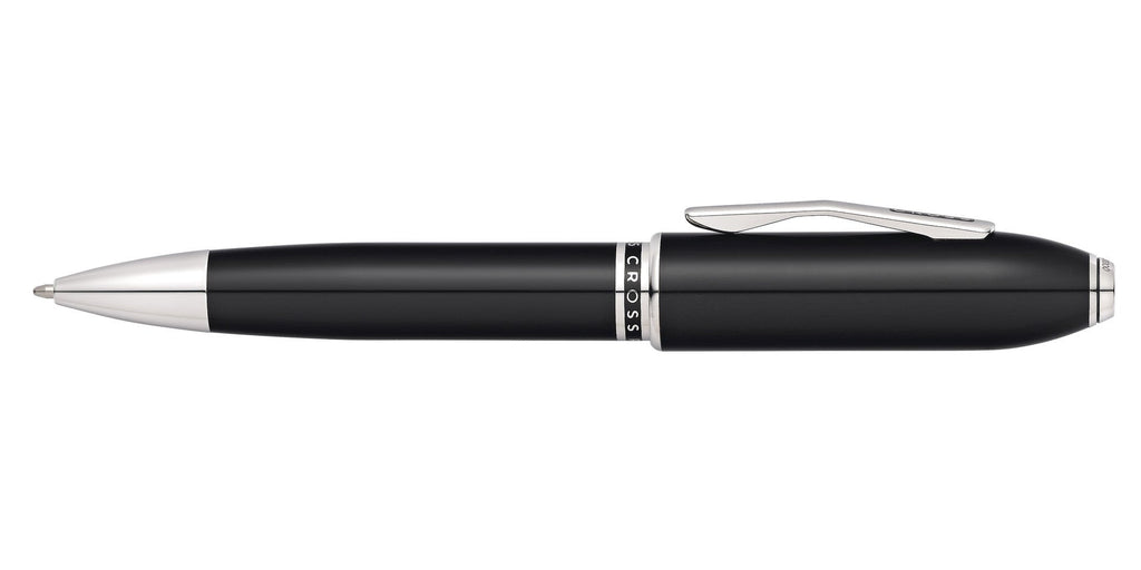 Peerless™ Obsidian Black Lacquer with Platinum Plated Appointments Ballpoint Pen
