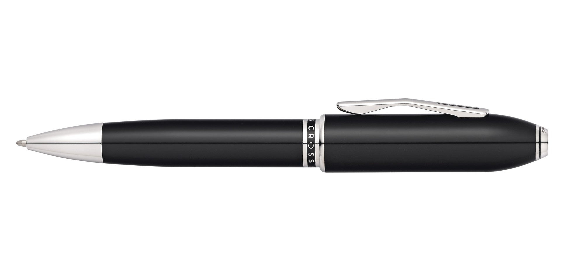 Peerless™ Obsidian Black Lacquer with Platinum Plated Appointments Ballpoint Pen