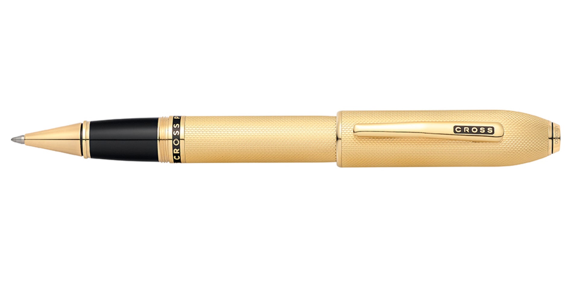 Peerless™ 23KT Heavy Gold Plate with Gold Plated Appointments and Swarovski Crystal Rollerball Pen