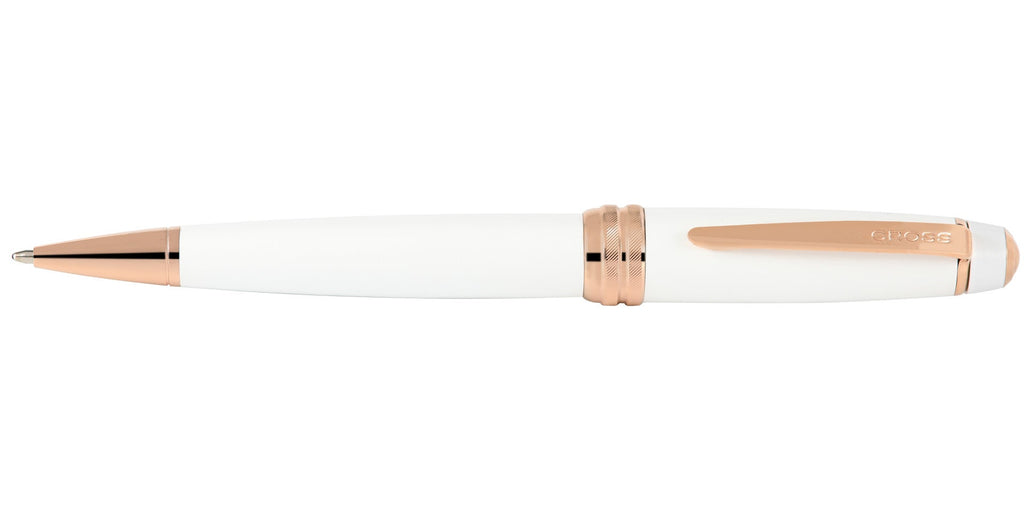 Bailey™ Pearlescent White Lacquer Ballpoint Pen