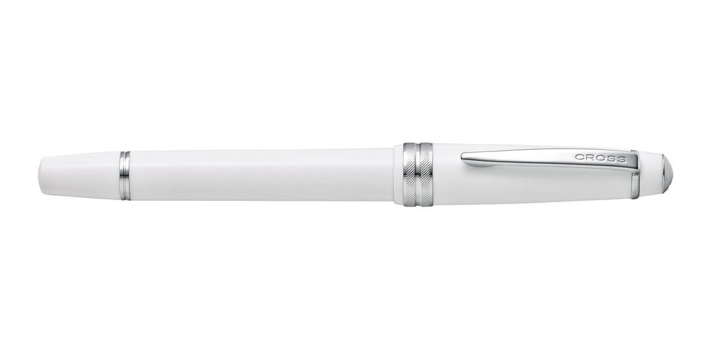 Bailey Light™ Polished White Resin Rollerball Pen