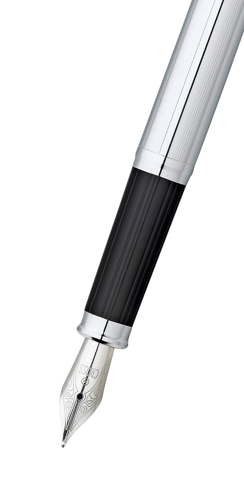 Century® II Lustrous Chrome Fine Nib Fountain Pen